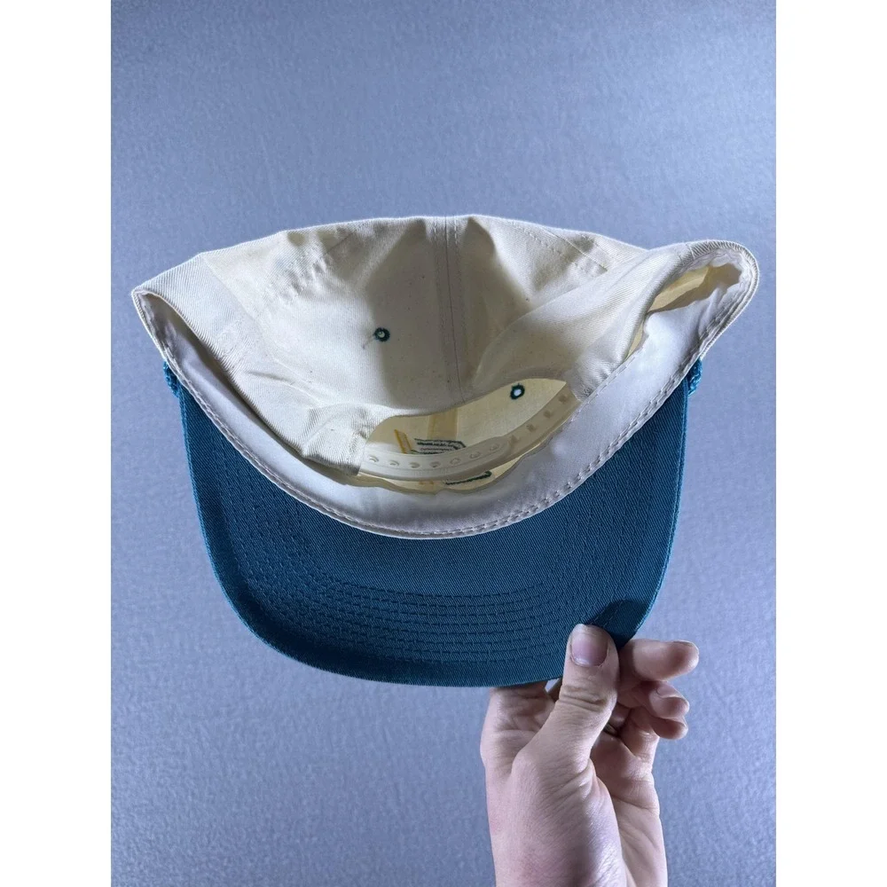 VTG Envirotech YoungAn Hat Snap Back Mens One Size Blue‎ White Rope Logo Twill